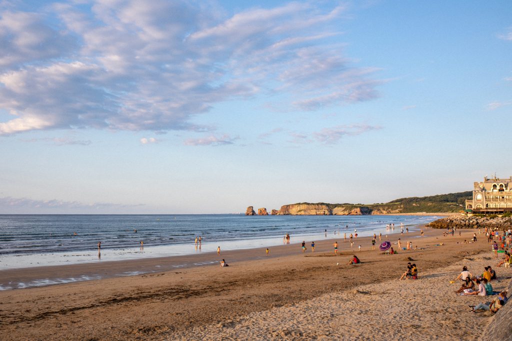 Plage sur la côte Basque